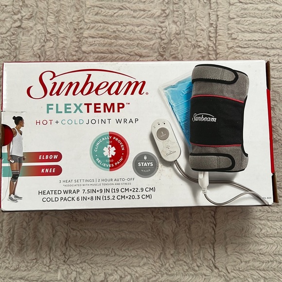 Sunbeam Heating Pad Wrap and cold pack for Joint Pain Relief, Auto Shut Off, New - Picture 1 of 16